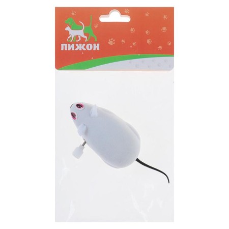Clockwork mouse, 7 cm, white-5