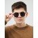 Sunny glasses round, UV 400, width 14 cm, pipe 14 cm