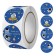 Stick Paper "in space" d = 2.5 cm 500 pcs in a rolon 3x6x6 cm