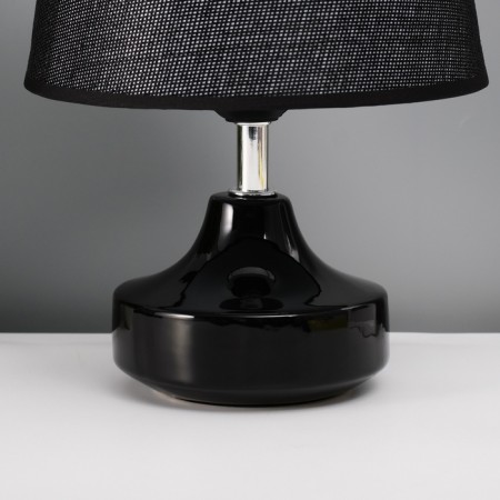 Bulbed lamp with a lampshade Risalux "Shine", 1 × 40 W, E27, Black, 17 × 17 × 24 cm-4