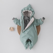 Комбинезон детский демисезонный KinDerLitto «Новый домовёнок-1», рост 62-68 см, цвет полынь