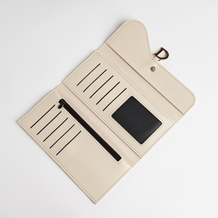 Lightning wallet, beige color-4