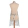 Apron Dolyana "Eucalypt" 60x70 cm, 100% cotton, mitch 164 g/m2