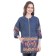 Cardigan female, size 44, blue color