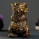 Star for umbrellas "Bear with a basket" 30x23x30cm, bronze