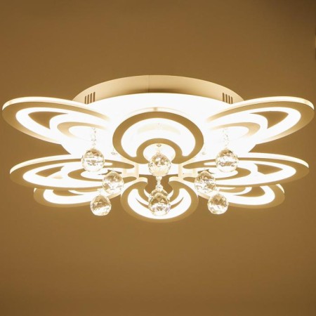 Economic chandelier with PDU 21055 76W LED 3000-6500K White 68x68x19 cm-2