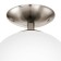 Rondo lamp, 1x60W E27, Nickel color