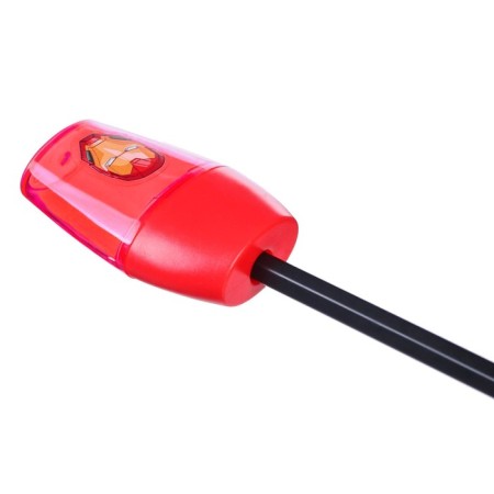 Plastic grinder, red color, Avengers-3