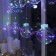 Garland "fringe" 2.5 × 0.7 m dews with nozzles "balls", ip20, silver thread, 150 LED, glow of multi, 12 V