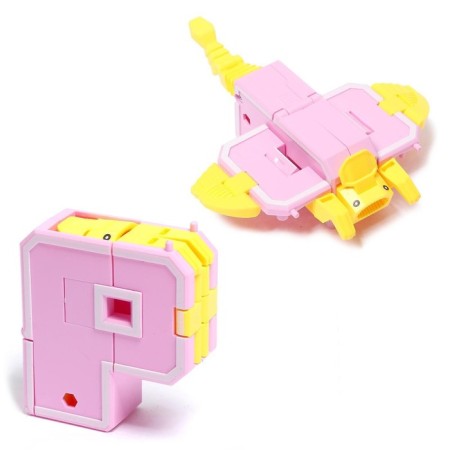 Dino-Bukva robot, transforms into a dinosaur, mix-28