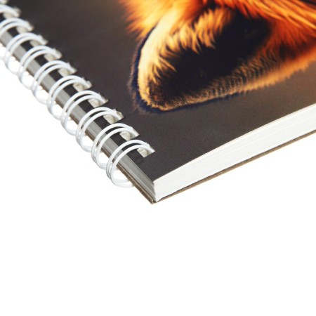 Sketchpad for watercolors 140 x 200 mm, 20 sheets, on the crest "Mr. Fox", cover of shared cardboard, block 200g/m²-2