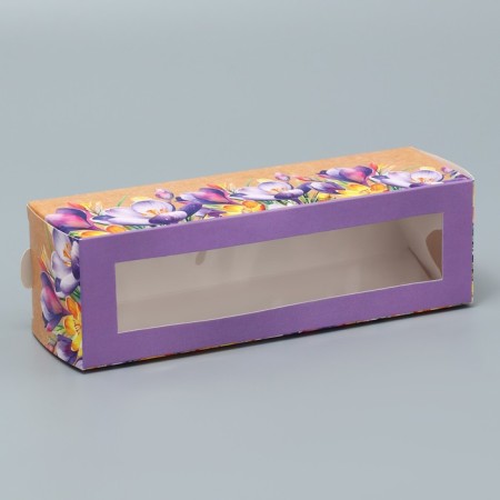 Box for Makarun, confectionery packaging "The most beautiful", 18 x 5.5 x 5.5 cm-1