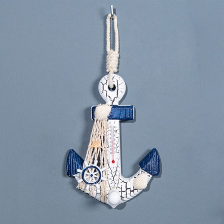 Interior souvenir "anchor" with a thermometer 22*12cm