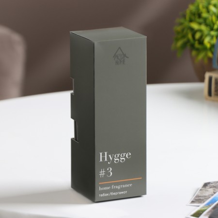 Diffusor "HYGGE" aromatic, 50 ml, tobacco and bergamot-6