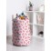 Toy basket "Pink Heart, size 35x50 cm