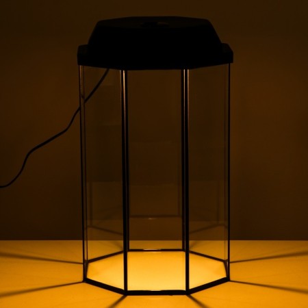 Aquarium "Binogrand" with a lid, 32 liters, 29 x 29 x 45/50 cm, black-1