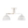 Rina chandelier 2he27 40W white-gold 40x28 cm
