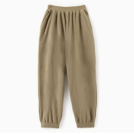 Брюки для девочки MINAKU: Fleece Soft, цвет светло-зелёный, рост 152 см-5
