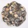 Bath pillow with suction cups 33x33 cm "shells", Mix drawing