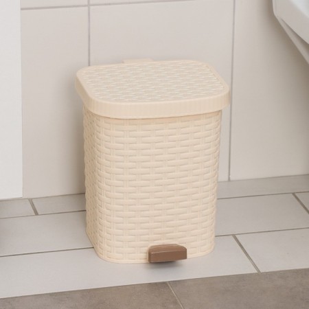 Garbage container with the pedeline pedal, 8 l, color mix