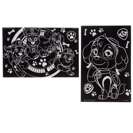 Set of engravings, A6 format, 2 pcs "Sky and Friends", puppy patrol-1