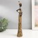 Souvenir Polystone "African in a golden dress" 31.5x8x5.5 cm