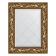 Mirror with engraving in the baguette frame, Byzantium gold 99 mm, 59x76 cm