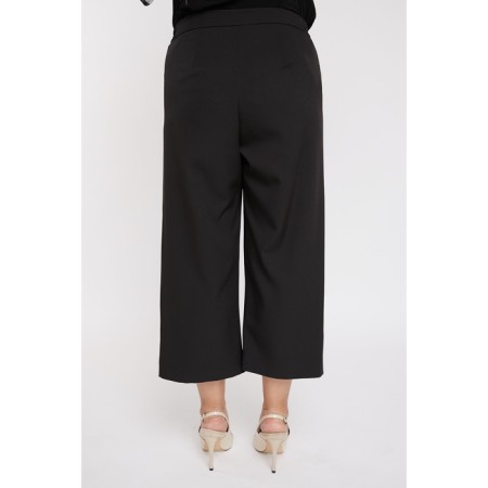 Female trousers, size 64, black color-4