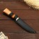 Hunting knife "Rollo" 26cm, blade 140mm/3.4mm, tree