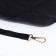 Bag Cross-Bodi with a zipper, black color