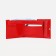 Women's wallet on the button, red color