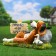 Garden figure "Barry Dog Lying - only for friends", 47x22x26 cm