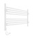 Towel electric heated Laris Olivia ChK8, 800x500 mm, 8 crossbars, right, white