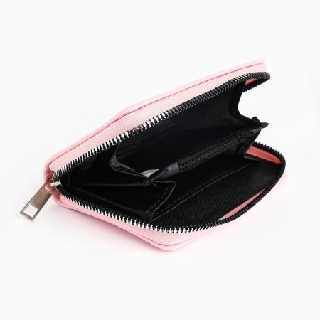 Women's wallet NK, 12x8 cm, pink color-5