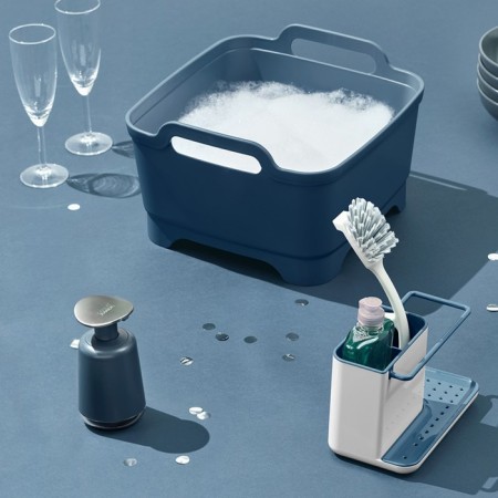 Organizer for the Joseph Joseph Caddy sink, size 13.5x11.5x21 cm, blue color-5
