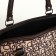 Road bag with lightning, brown color