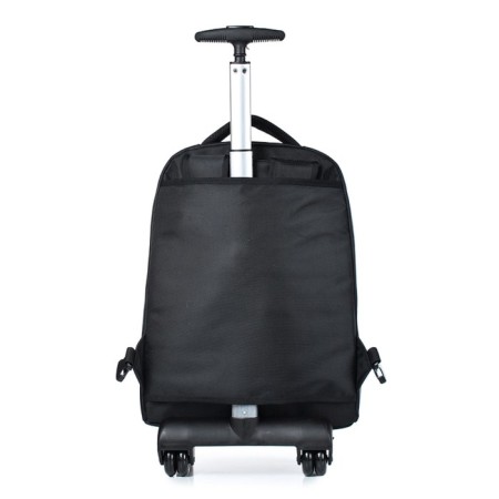 A backpack on a cart, synthetic fabric, 310x430x130 cm, black-2