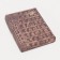Male purse without fastening, department for bills, for cards, brown color