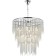 Crystal Crystal Chandelier Grandex 15xe14 40W, size 72x72x96-150 cm, color chromium