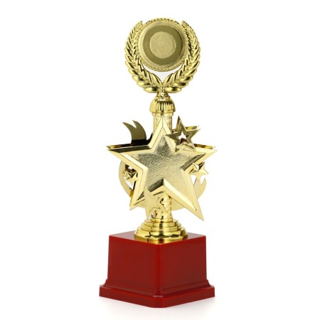 Cup 192, 3rd place, award figure, gold, plastic stand, 23 x 9 x 7.5 cm-2
