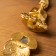 Buddha stand for incense, gold