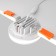 Lamp built-in Technical DL2001-L7W4K, 7W, 8x8x3.2 cm, LED, 500LM, 4000K, white color