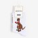 Women's socks, white color/kangaroo, size 23
