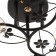 Economic Service Chandelier 00101/3 3x60W E27, black/amber, 50x50x28 cm