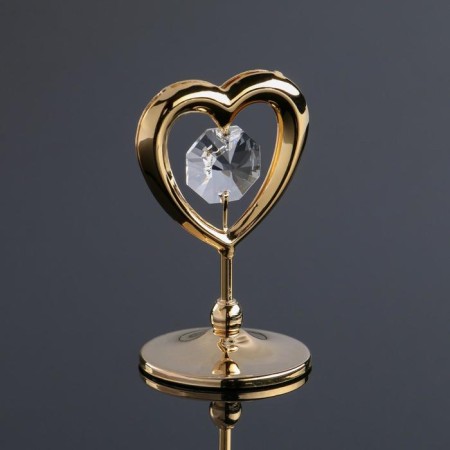 Souvenir "Heart" mini, with crystals-1