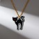 The pendant on the chain is “terribly beautiful” 9 x 12.4 cm