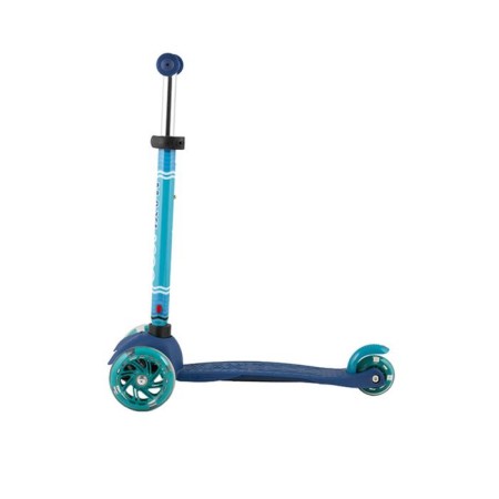MaxisCoo Baby 2021 Scooter with luminous wheels, blue color-1