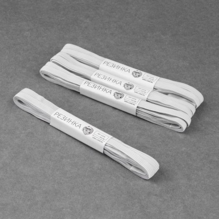 Gum is linen, 8 mm, 4.5 ± 0.5 m, 4 pcs, the color is light gray