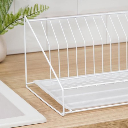 Dishes for dishes with a pallet 38 × 17.5 × 23.5 cm, white color-2