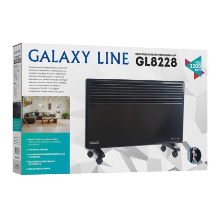 Galaxy Line GL 8228, convector, 2200 watts, 25 m², black-5